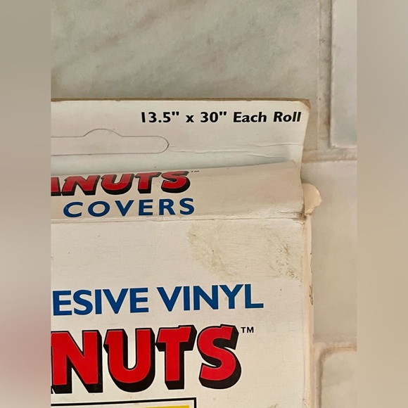 Peanuts Vintage Self Adhesive Vinyl Book Covers- Set of 3 - Picture 4 of 4